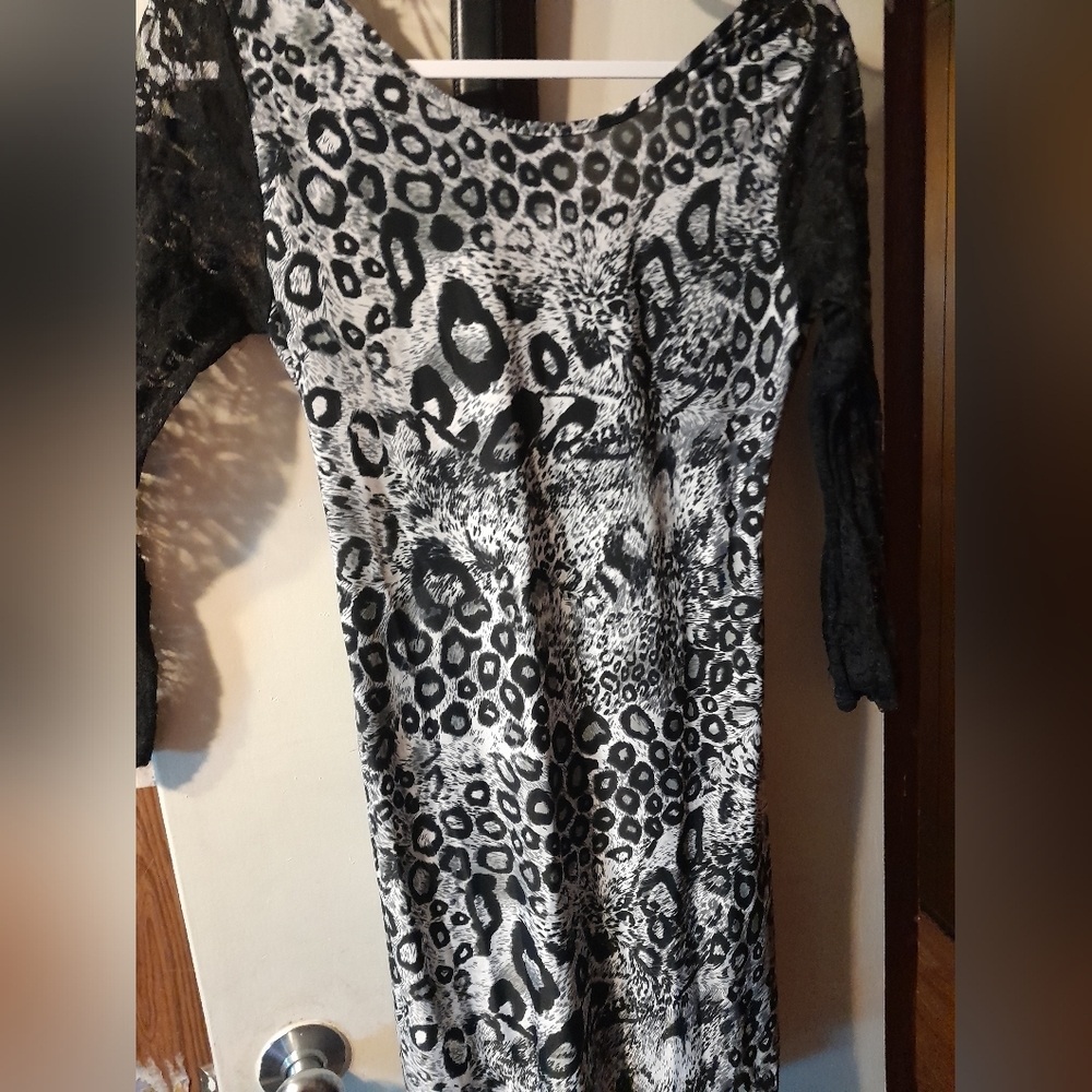 Danesi animal print Club/Night out dress sz 2x